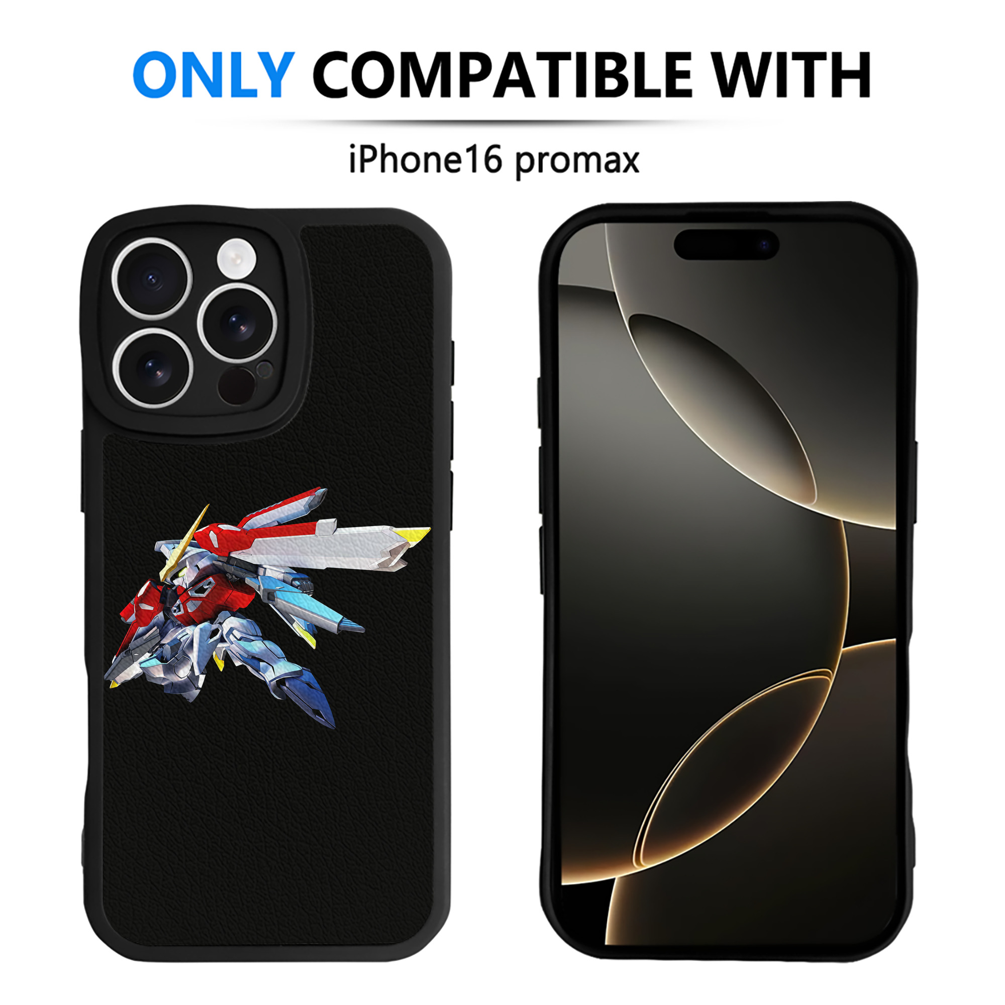 （画像用） 機動戦士ガンダム Mobile Suit Gundam 【iPhone 16シリーズ対応】シリコンスマホケース（レザー調） 材質：シリコン